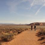 Sul sentiero per l'Horse Shoe Bend